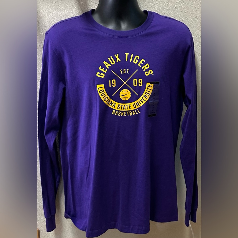 Nike Men's Louisiana State University Mantra Long Sleeve T-shirt NWT